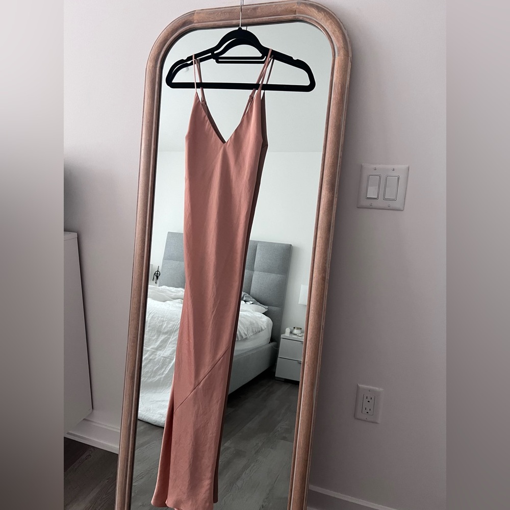 Aritzia slip dress with cross cross back!